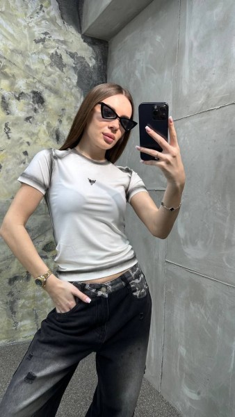 Женская Футболка Cute