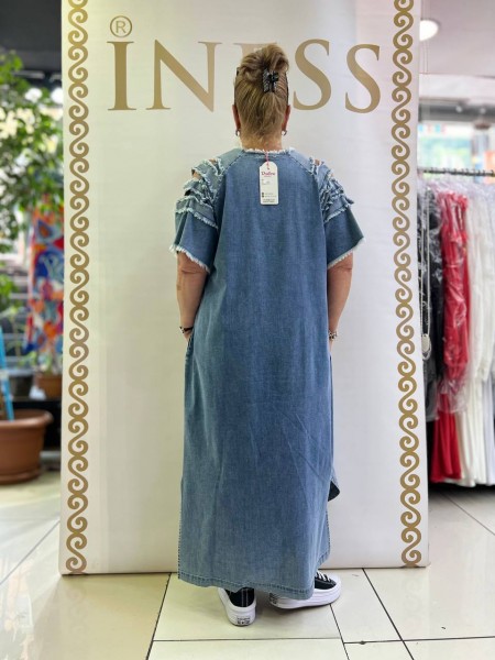 Женское Джинсовое Платье Iness (Большие размеры)