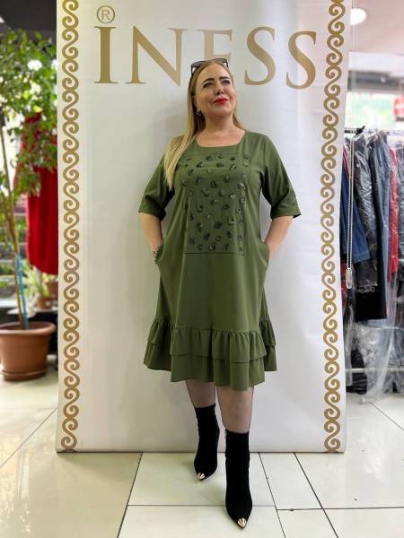 Женское Платье Iness (Большие размеры)