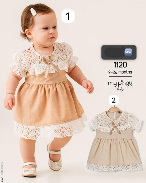 Платье Для Девочки My Pingy (9-12-18-24мес.) 