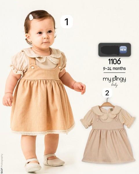 Платье Для Девочки My Pingy (9-12-18-24мес.) 