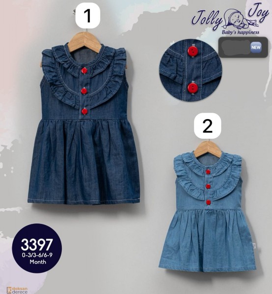 Джинсовое Платье Для Девочки Jolly Joy (0-3/3-6/6-9мес.)