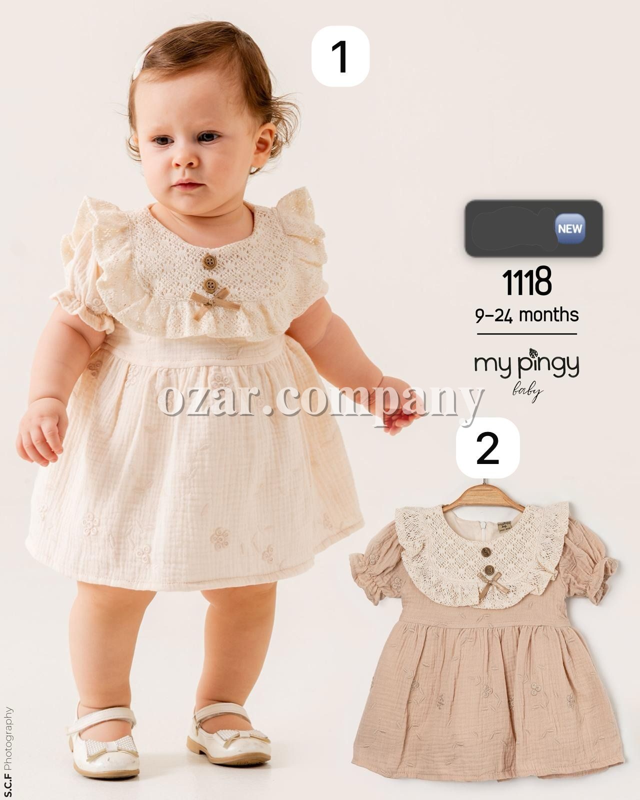 Платье Для Девочки My Pingy (9-12-18-24мес.) 
