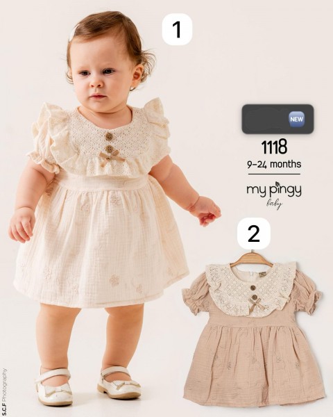 Платье Для Девочки My Pingy (9-12-18-24мес.) 