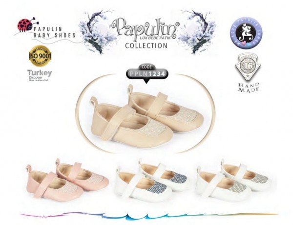 Пинетки Для Девочки Papulin (0-6мес)