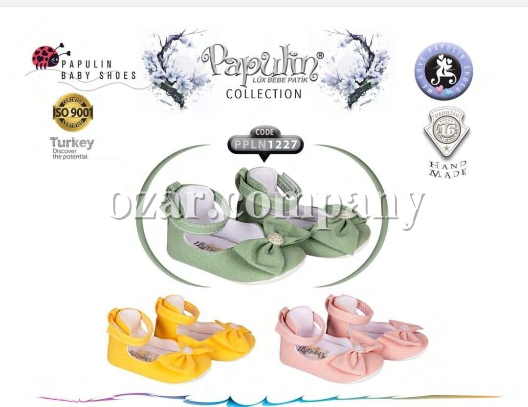 Пинетки Для Девочки Papulin (0-6мес)