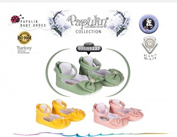 Пинетки Для Девочки Papulin (0-6мес)