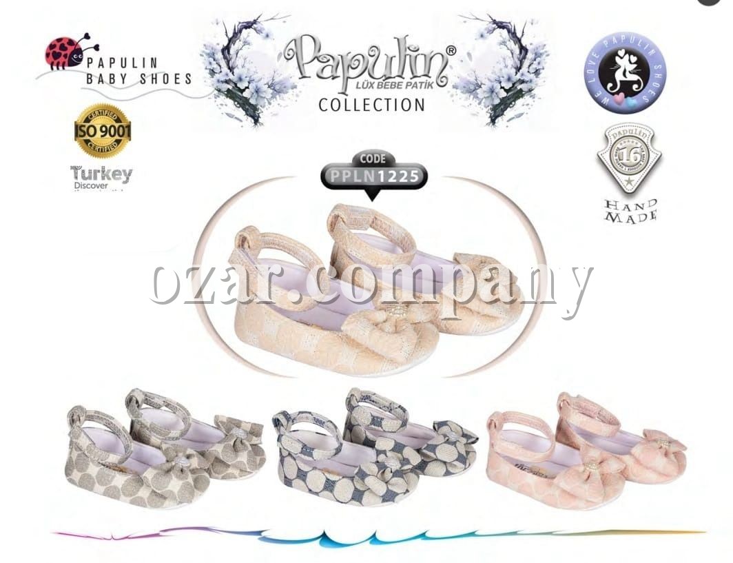 Пинетки Для Девочки Papulin (0-6мес)