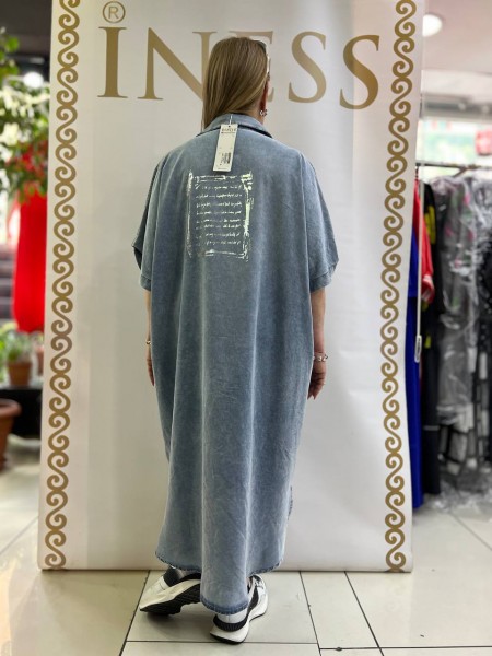 Женское Джинсовое Платье Iness (Большие размеры)