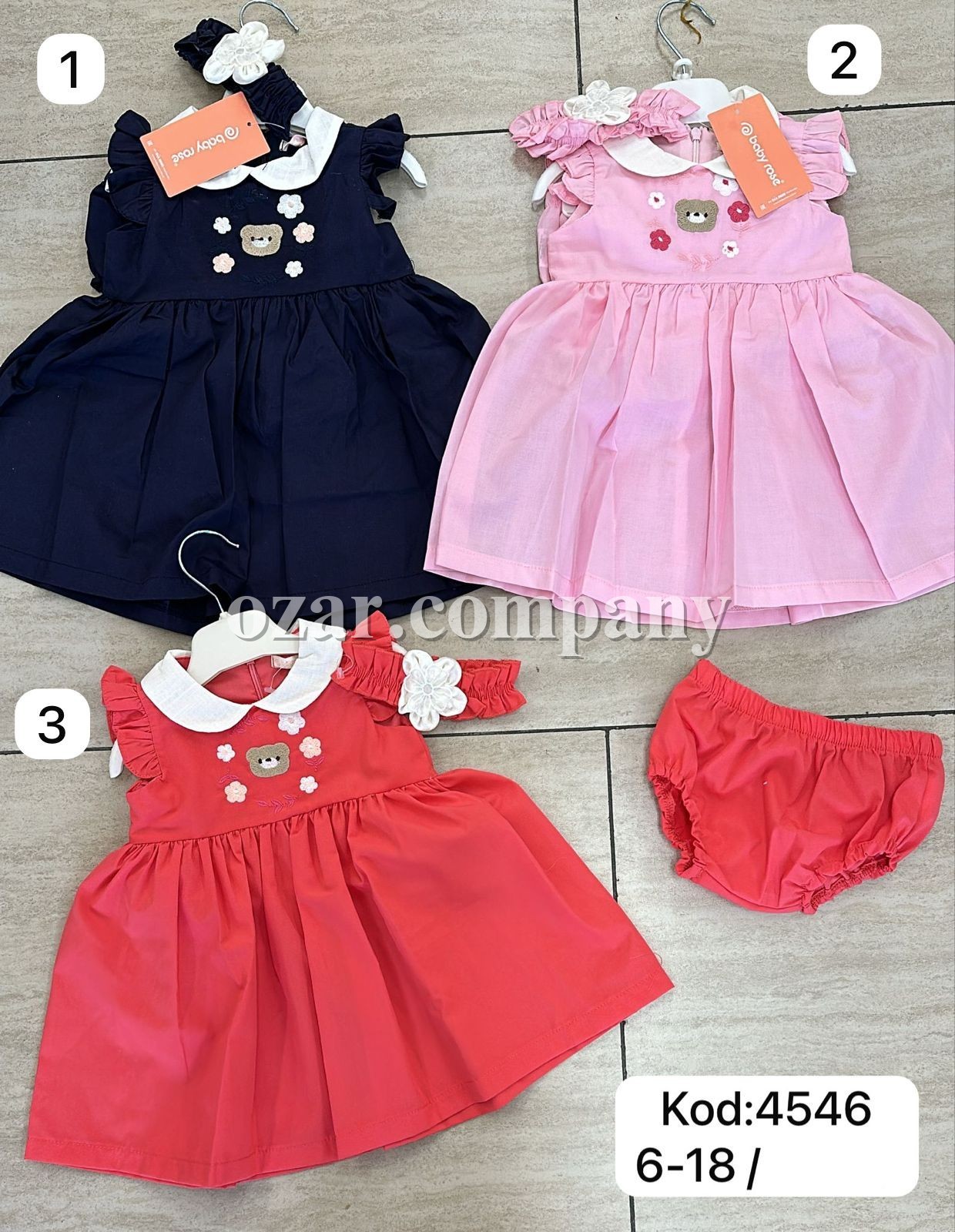 Платье Для Девочки Baby Rose (6-9-12-18мес)