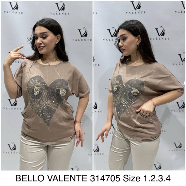 Женская Футболка Bello Valente 