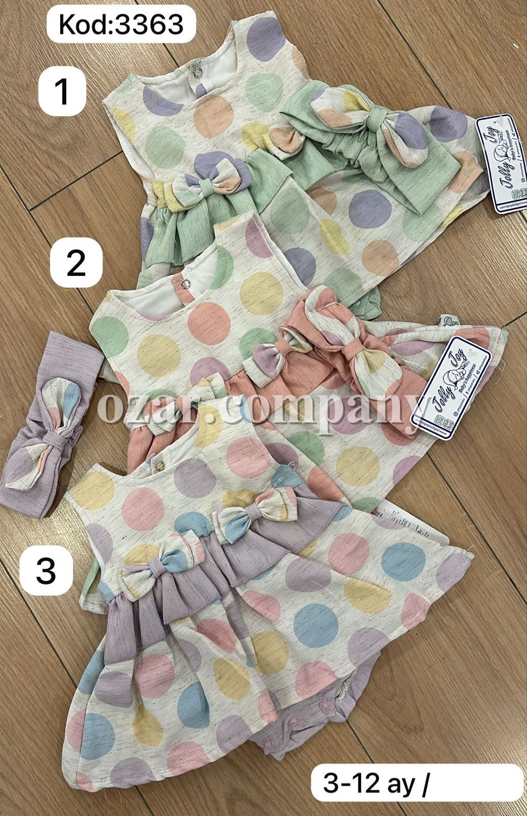 Платье Для Девочки Jolly Joy (3-6/6-9/9-12мес.)