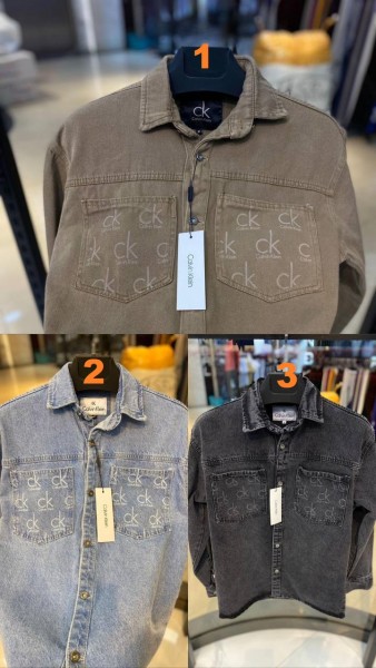 Мужская Джинсовая Рубашка Calvin Klein