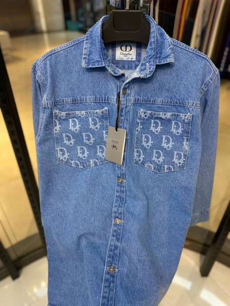 Мужская Джинсовая Рубашка Dior