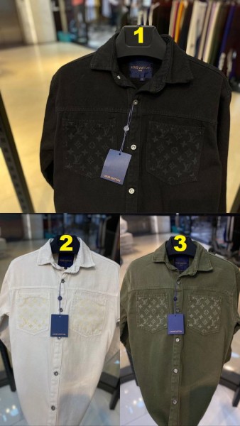 Мужская Джинсовая Рубашка Louis Vuitton