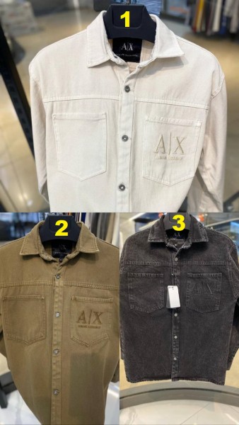 Мужская Джинсовая Рубашка Armani Exchange