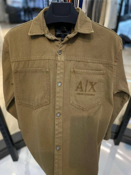 Мужская Джинсовая Рубашка Armani Exchange