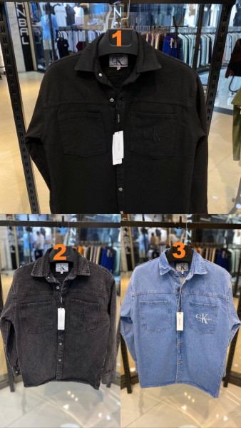 Мужская Джинсовая Рубашка Calvin Klein