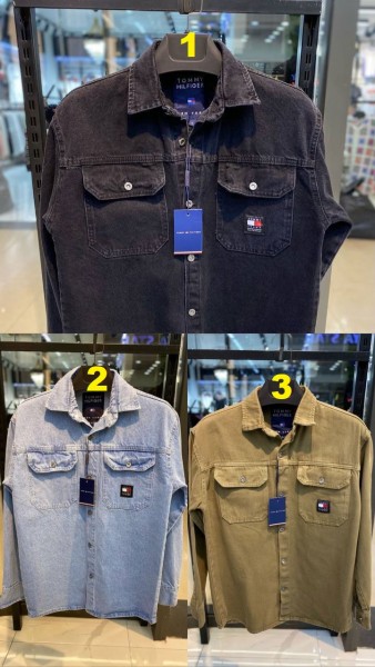 Мужская Джинсовая Рубашка Tommy Hilfiger