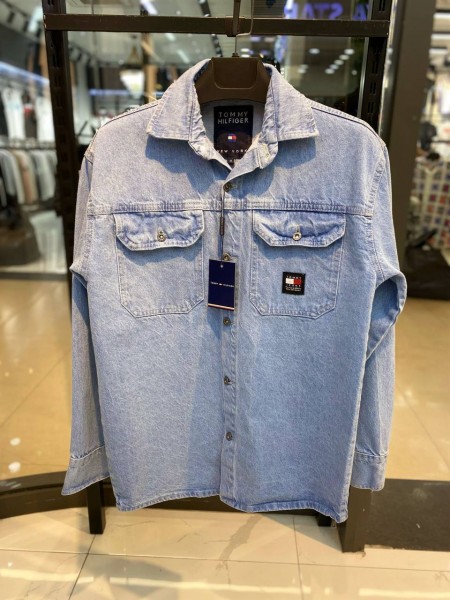 Мужская Джинсовая Рубашка Tommy Hilfiger