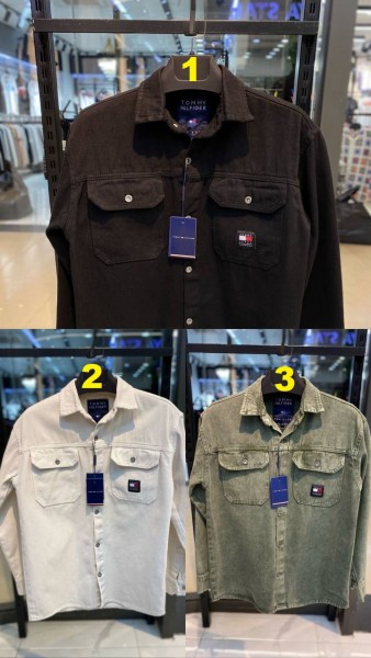 Мужская Джинсовая Рубашка Tommy Hilfiger