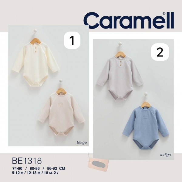 Пара Бодиков Для Мальчика Caramell (9-12/12-18/18-24мес.)