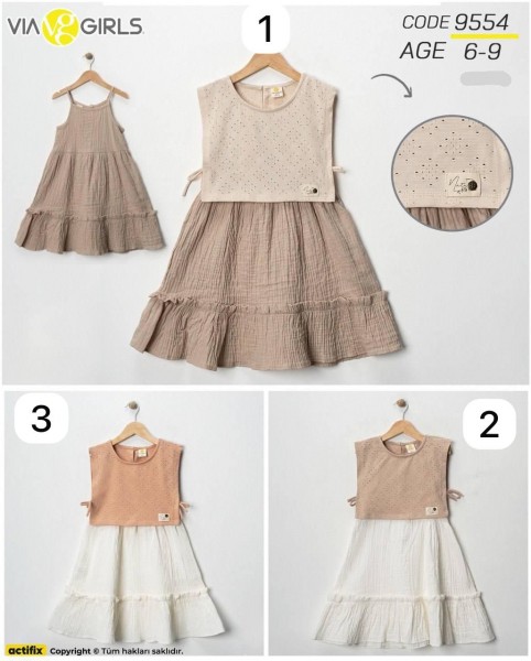 Платье Для Девочки Via Girls (6-7-8-9лет) 