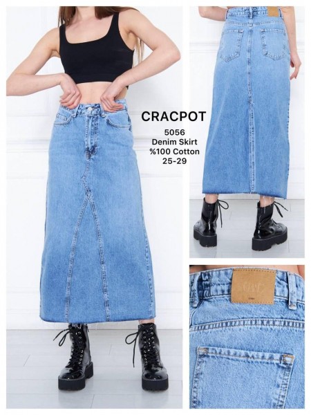 Женская Джинсовая Юбка Cracpot