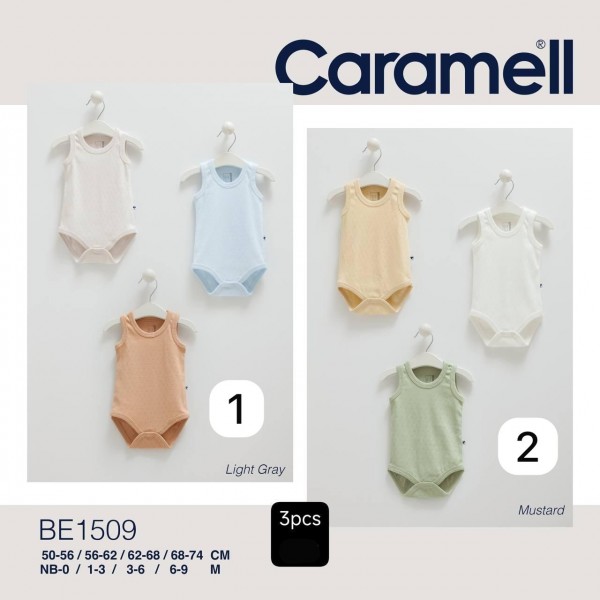 Комплект Бодиков Для Мальчика Caramell (0/1-3/3-6/6-9мес.)