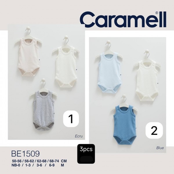 Комплект Бодиков Для Мальчика Caramell (0/1-3/3-6/6-9мес.)