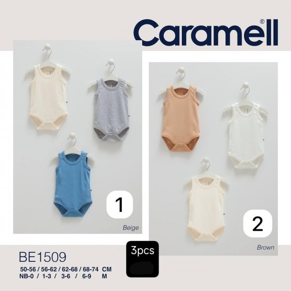 Комплект Бодиков Для Мальчика Caramell (0/1-3/3-6/6-9мес.)
