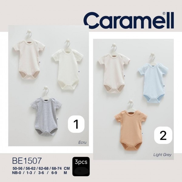 Комплект Бодиков Для Мальчика Caramell (0/1-3/3-6/6-9мес.)