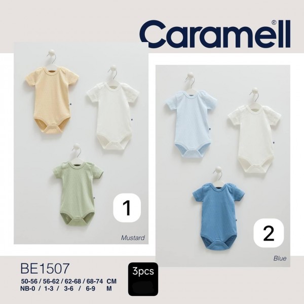 Комплект Бодиков Для Мальчика Caramell (0/1-3/3-6/6-9мес.)