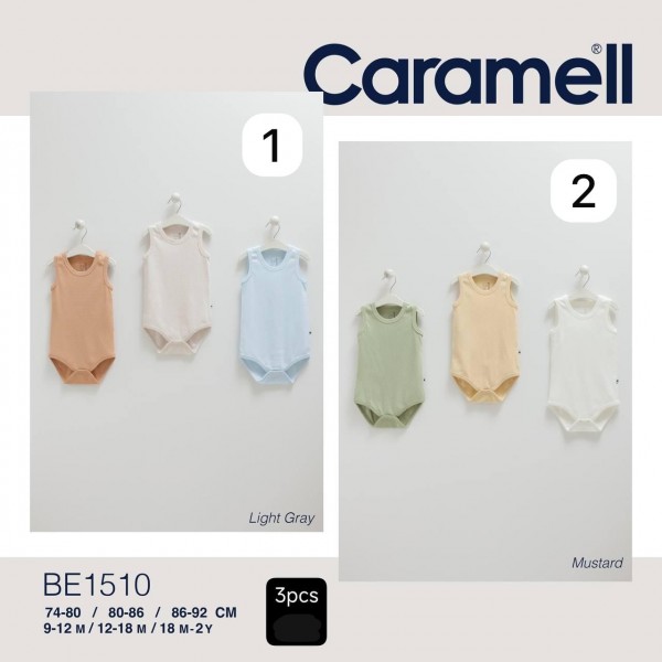 Комплект Бодиков Для Мальчика Caramell (9-12/12-18/18-24мес.)