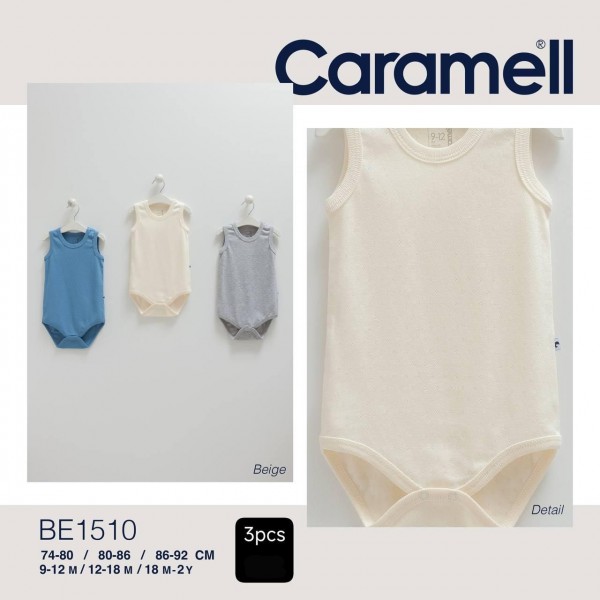 Комплект Бодиков Для Мальчика Caramell (9-12/12-18/18-24мес.)