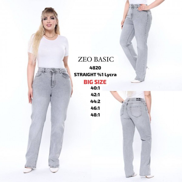 Женские Джинсы Zeo Basic (Большие размеры)