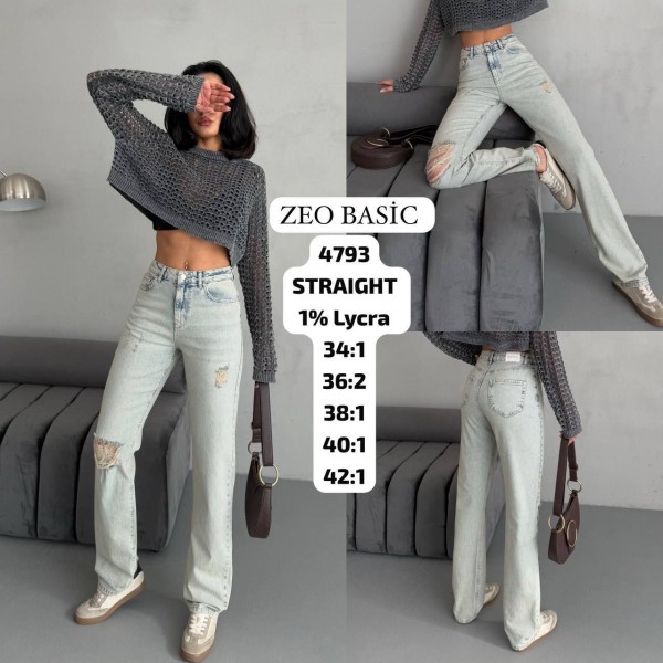 Женские Джинсы Zeo Basic (Большие размеры)