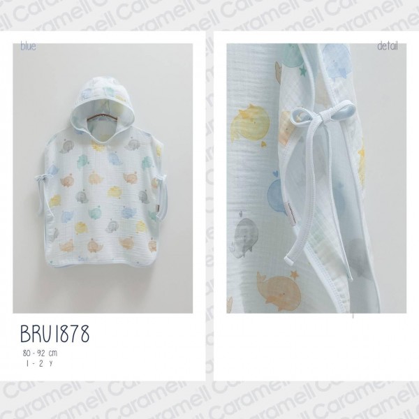Детский Халат Пончо Caramell (1-2лет)