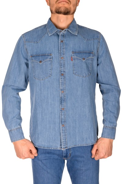 Мужская Джинсовая Рубашка Levis