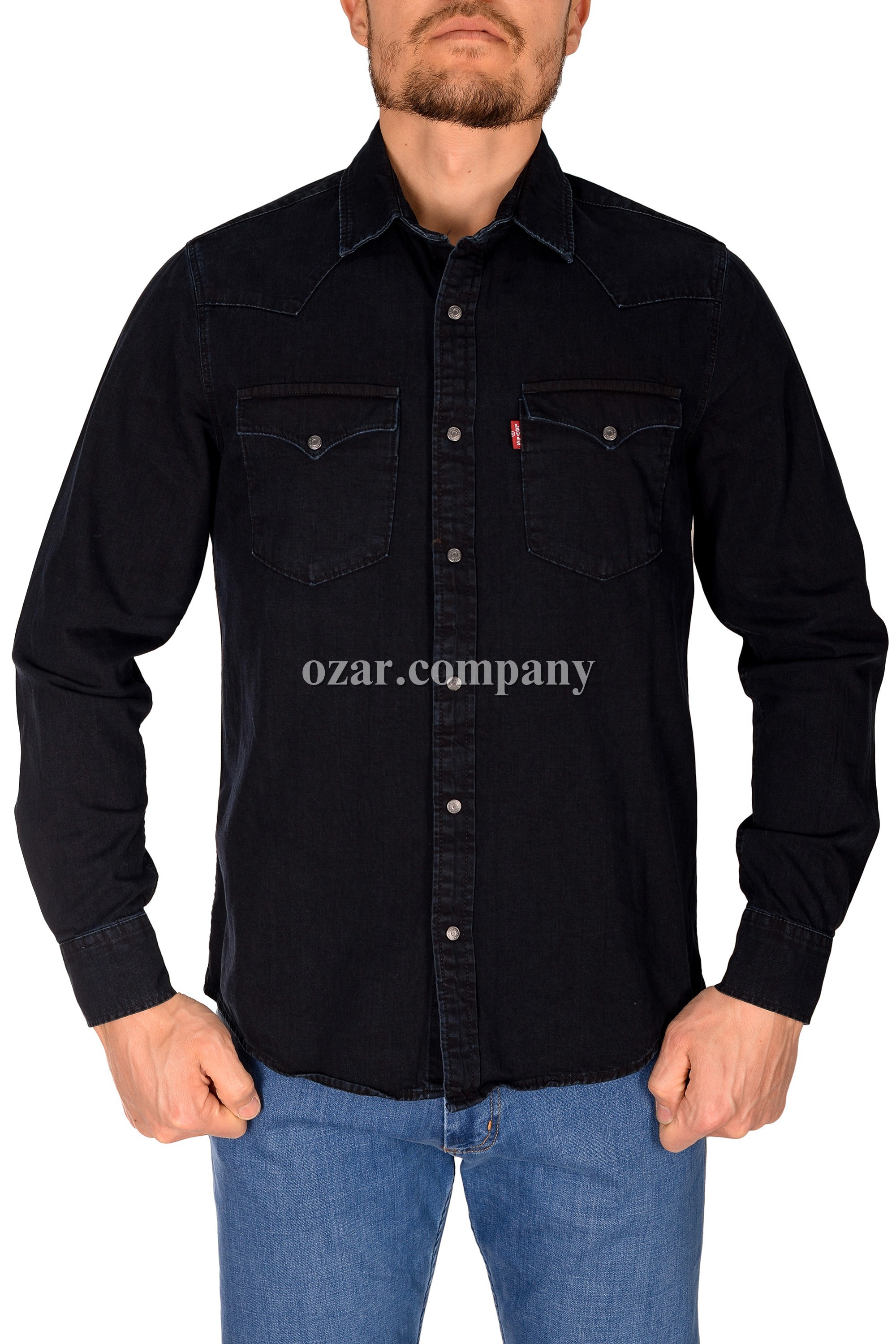 Мужская Джинсовая Рубашка Levis