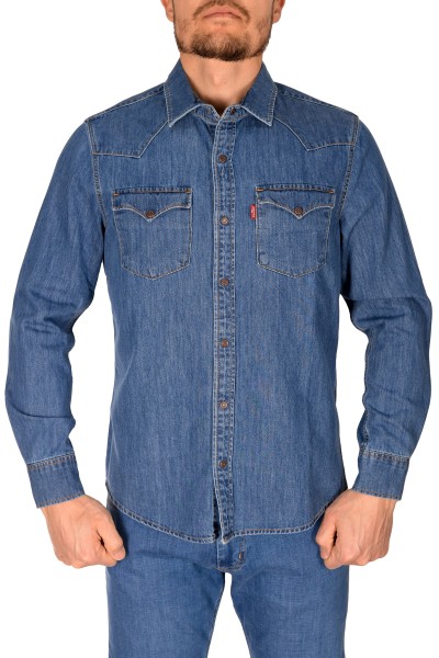 Мужская Джинсовая Рубашка Levis