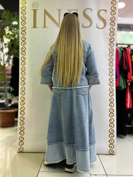 Женский Джинсовый Костюм Iness (Большие размеры)