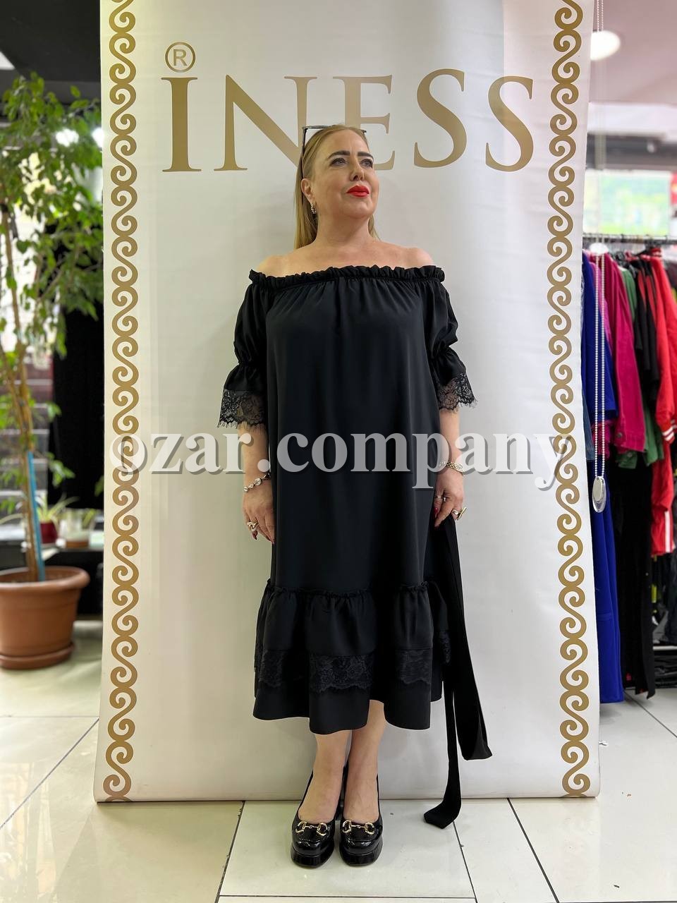 Женское Платье Iness (Большие размеры)
