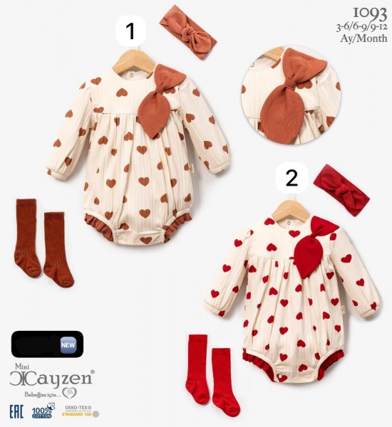 Бодик Для Девочки Cayzen (3-6/6-9/9-12мес.)