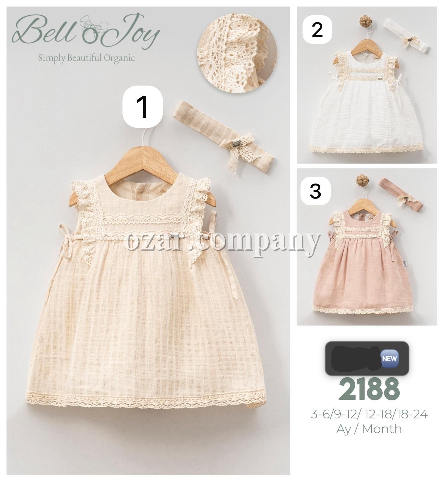 Платье Для Девочки Bello Joy (3-6/9-12/12-18/18-24мес.)