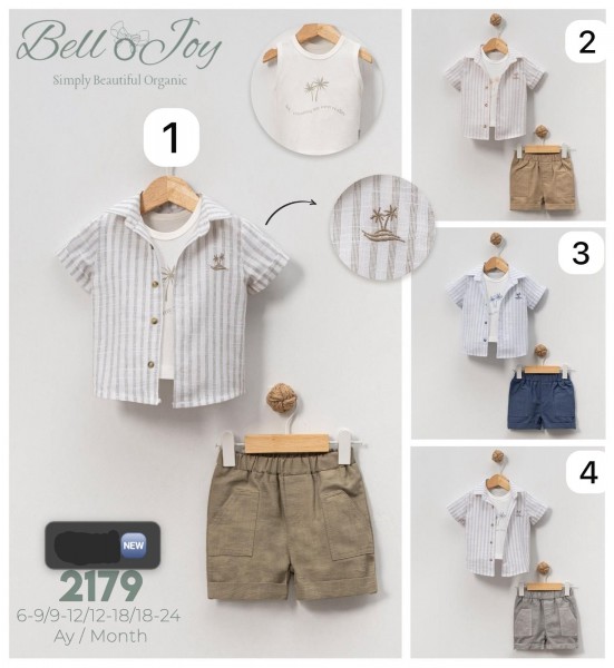 Костюм Тройка Для Мальчика Bello Joy (6-9/9-12/12-18/18-24мес.)