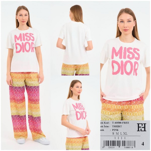 Женская Футболка Dior