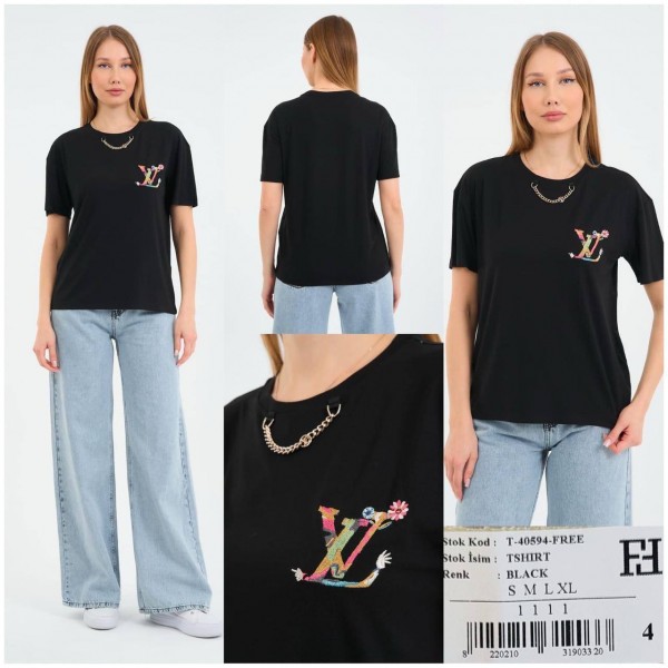 Женская Футболка Louis Vuitton