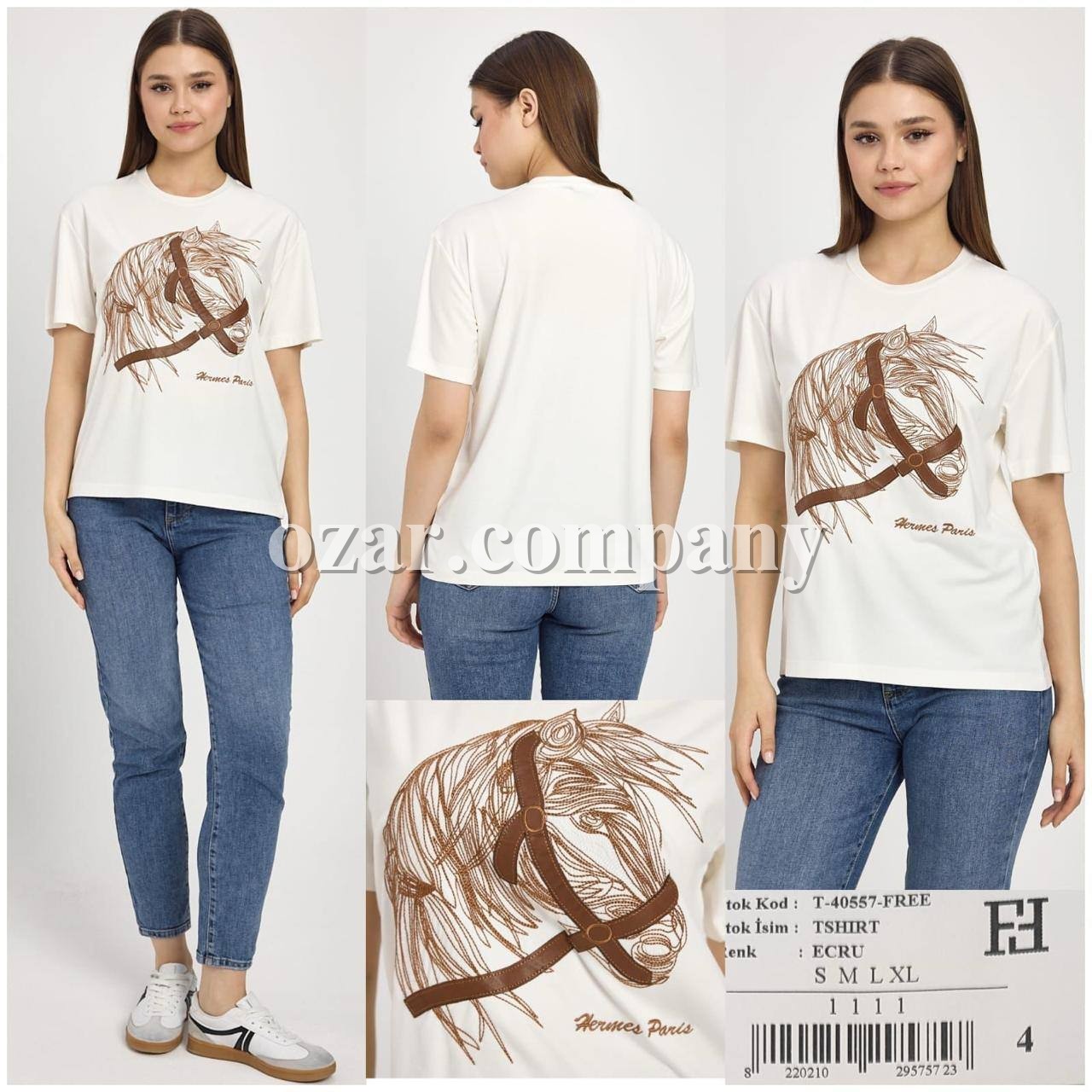 Женская Футболка Hermes