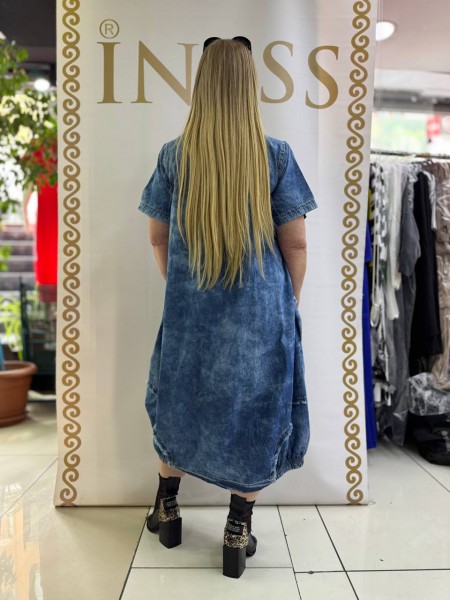 Женское Джинсовое Платье Iness (Большие размеры)